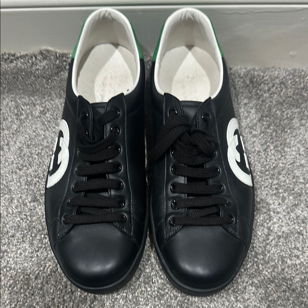 Gucci Black and White Men's Sneakers